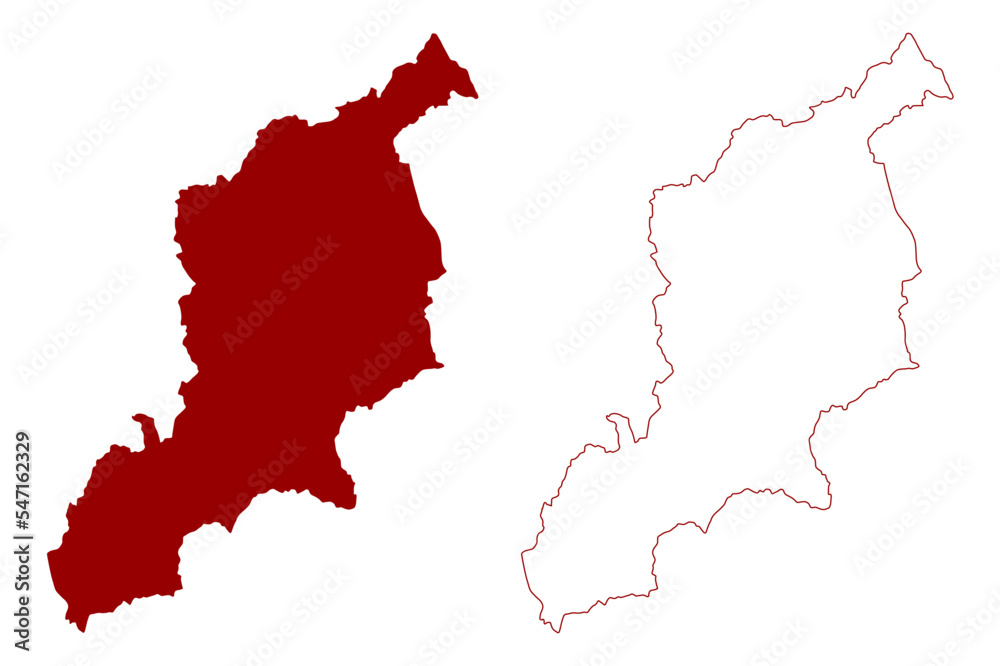 Newcastle under Lyme Non-metropolitan district, Borough (United Kingdom of Great Britain and Northern Ireland, ceremonial county Staffordshire or Staffs, England) map vector, scribble sketch map Newcastle under Lyme Non-metropolitan district, Borough (United Kingdom of Great Britain and Northern Ireland, ceremonial county Staffordshire or Staffs, England) map vector, scribble sketch map