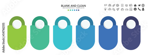 	
Blank and clean. Steps business data visualization timeline process infographic template design	