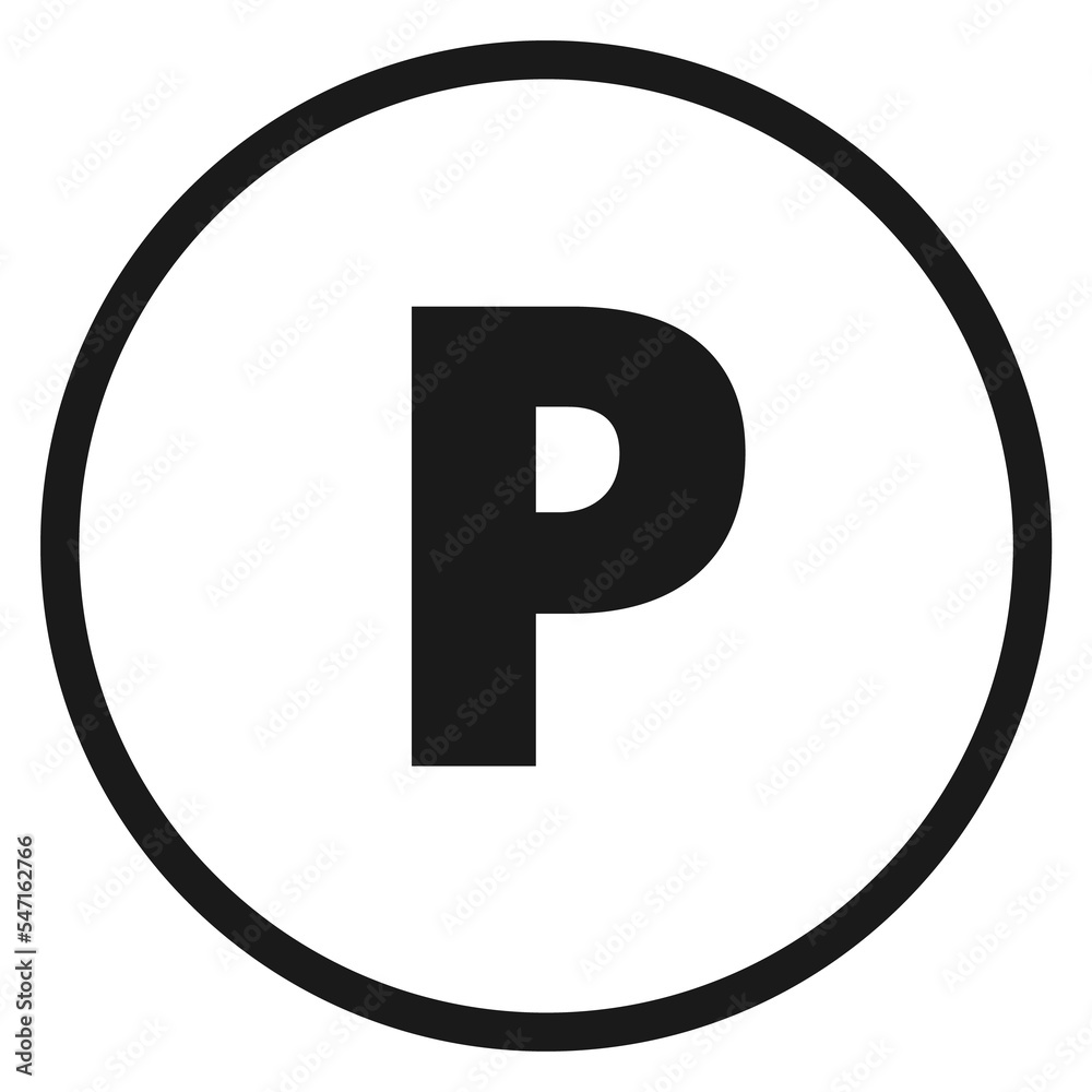 Parking icon. Car place traffic road sign Parking icon. Car place traffic road sign