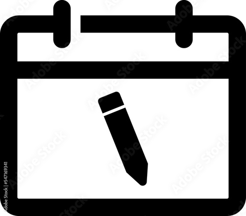 Calendar edit icon