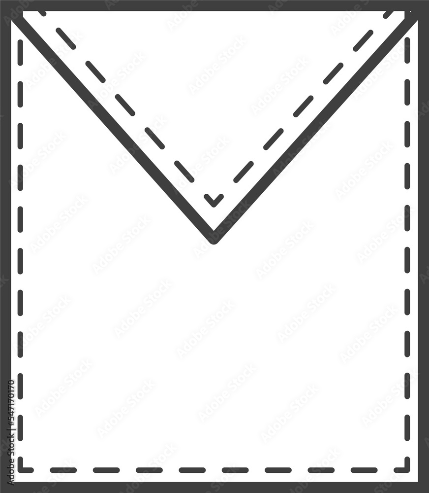 Denim pocket patch. Outline element for uniform or casual style clothes, dresses and shirts. Line illustration
Denim pocket patch. Outline element for uniform or casual style clothes, dresses and shirts. Line illustration