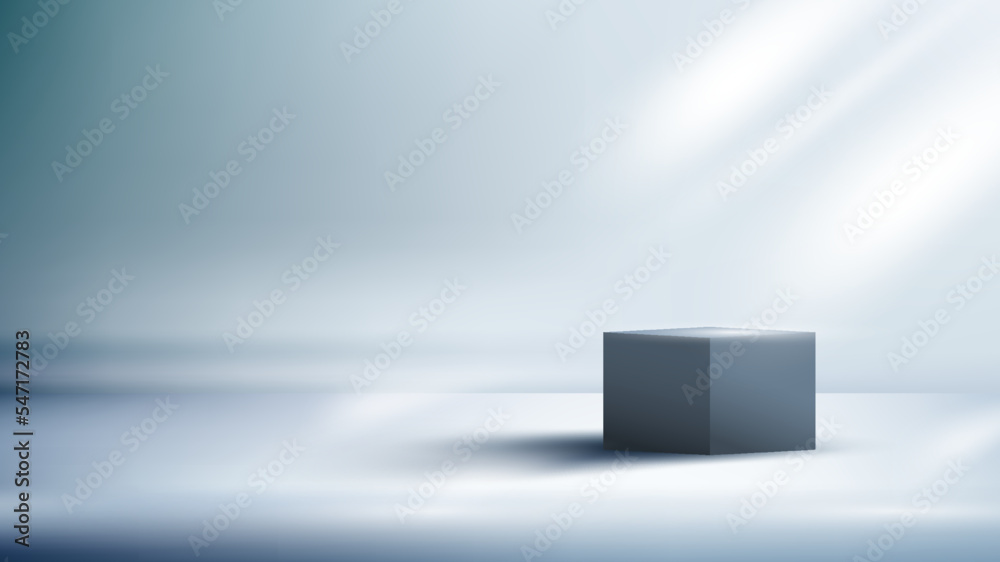 3D realistic podium empty studio room background with lighting for product display 3D realistic podium empty studio room background with lighting for product display