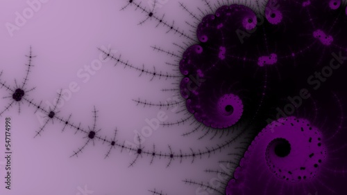 purple black fractal