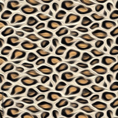 Seamless zebra and leopard pattern. Exotic animals pattern design. Textile print pattern