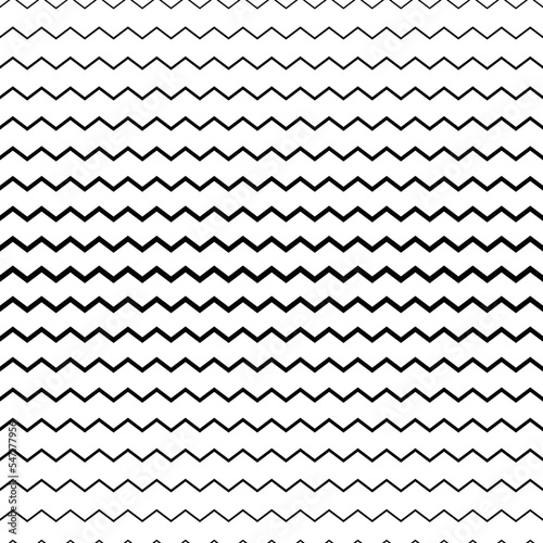 Seamless pattern with lines.Triangles unusual poster Design .Black Vector stripes .Geometric shape. Endless texture