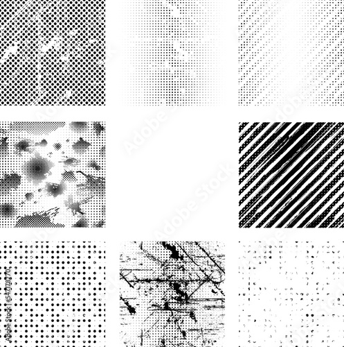 Wallpaper Mural Vector Geometric Seamless Pattern . Abstract wallpaper with grunge shapes. Torontodigital.ca