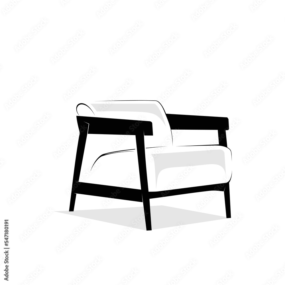 Chair furniture logo icon Chair furniture logo icon