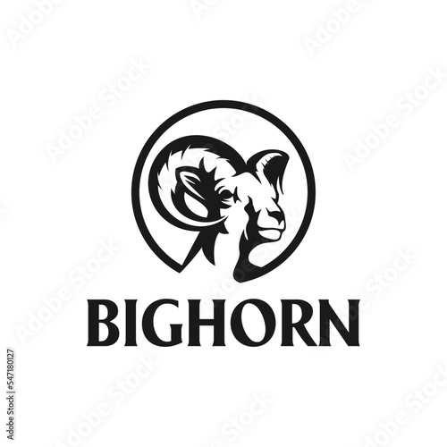 Portrait Big Horn Logo Inspiration