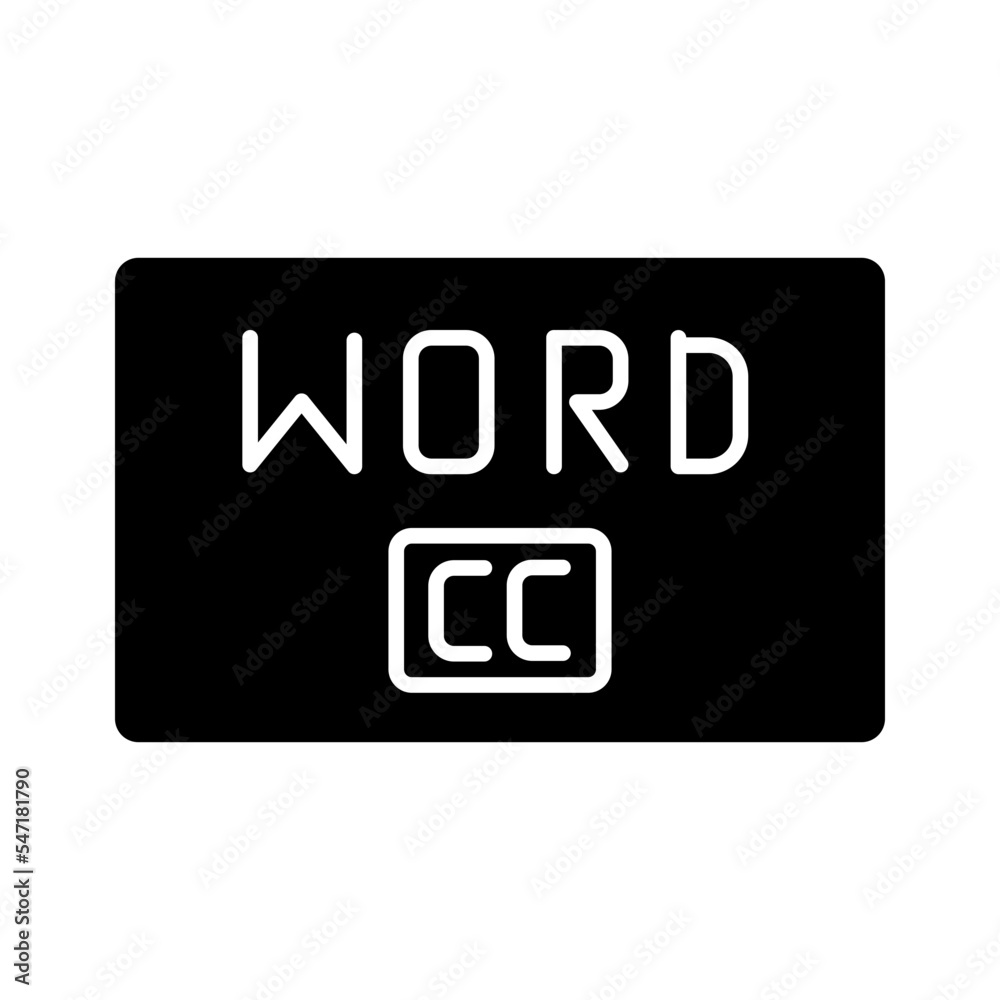 subtitles glyph icon subtitles glyph icon