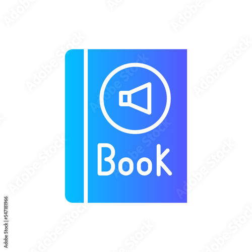 audiobook gradient icon