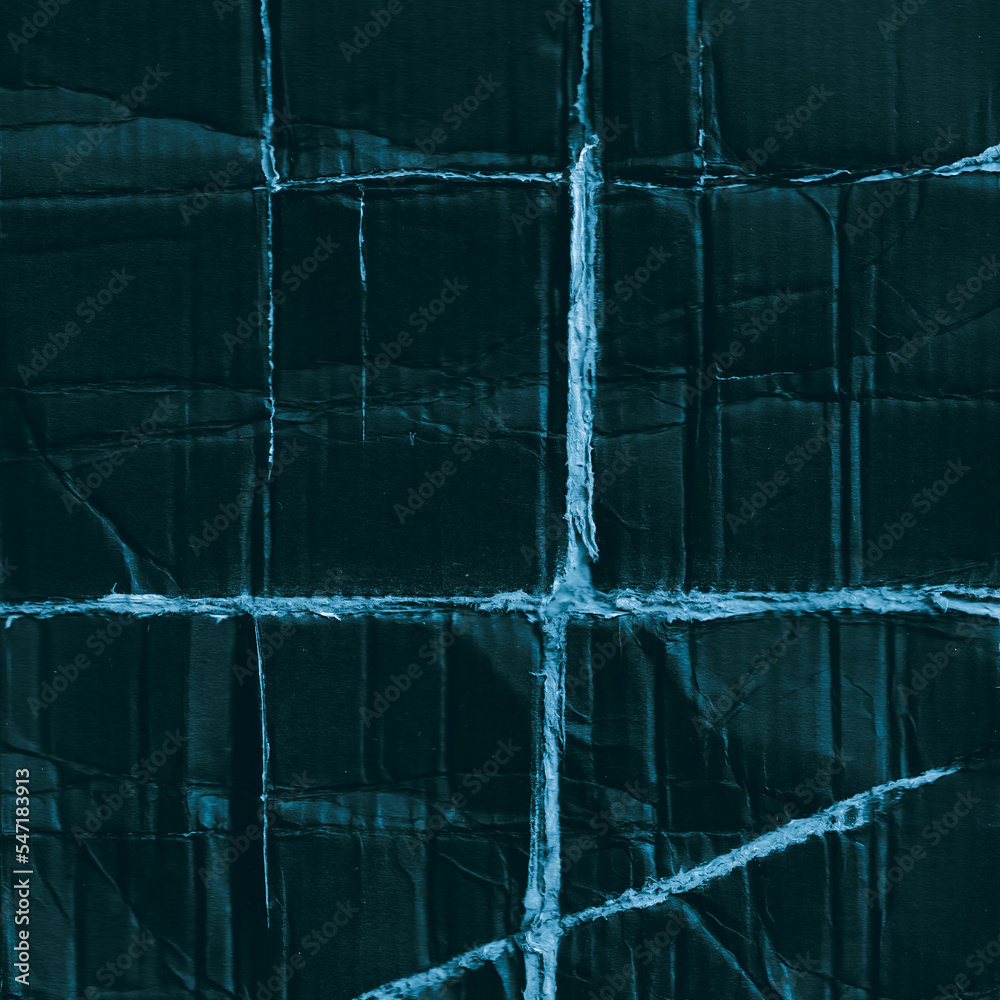 Folded Over Ripped Paper Old Black Empty Ripped Folded Torn Cardboard Paper Poster. Grunge ...