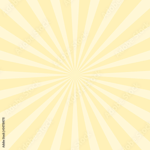 Vector sunburst yellow radial texture