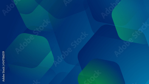 Abstract polygonal geometric pattern luxury dark blue background