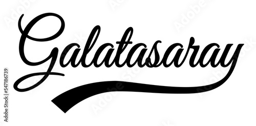 GALATASARAY Istanbul Logo Emblem Vector Sticker 