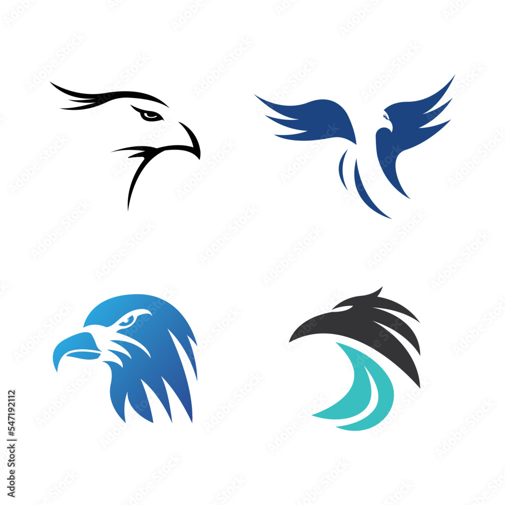 Falcon Logo Template vector Falcon Logo Template vector