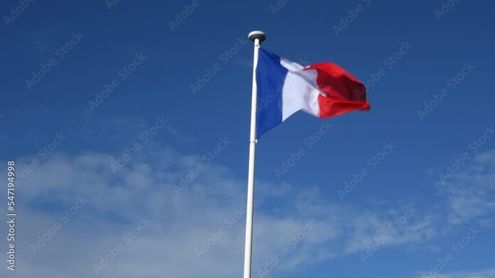 Drapeau national français - Vidéo Haute résolution HD 4K