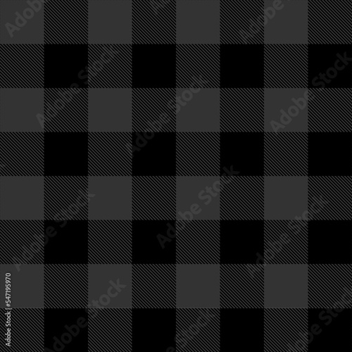 Gingham tablecloth vector seamless pattern