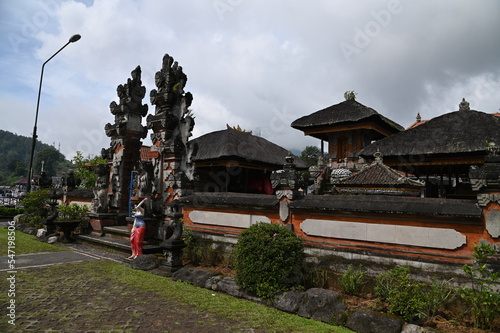 Bali, Indonesia - November 13, 2022: The Ulun Danu Beratan Temple photo