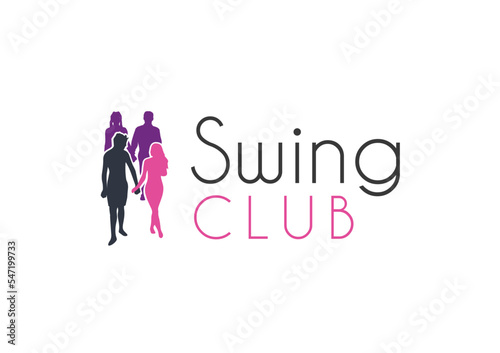 Logo concept for swingers club photo