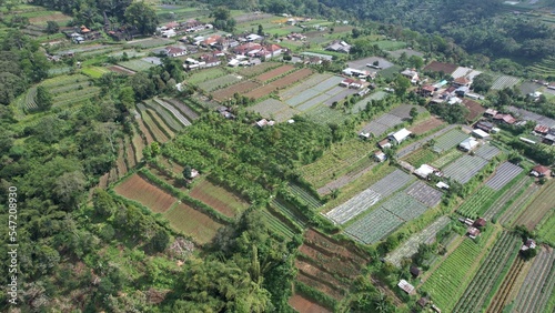 Bali, Indonesia - November 12, 2022: The Scenery of Munduk area at North Bali