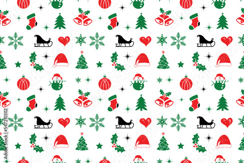 Christmas Pattern Design. Christmas Seamless Pattern design, vector illustration and new year pattern design.