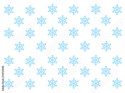 Texture of snowflakes on a transparent background