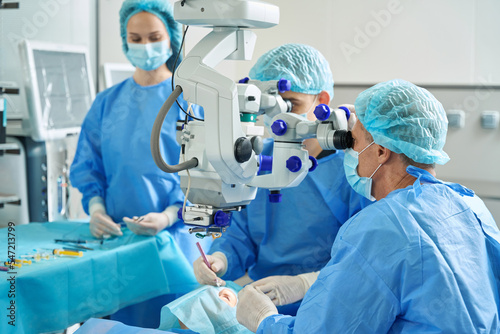 Close up photo of doctors on surgery