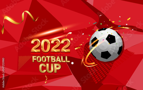 Football cup 2022 Background. banner, poster, social media