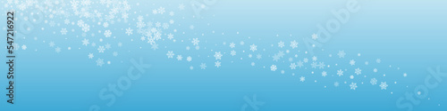 Silver Snow Vector Transparent Panoramic