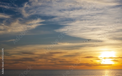 Sunset in paradise