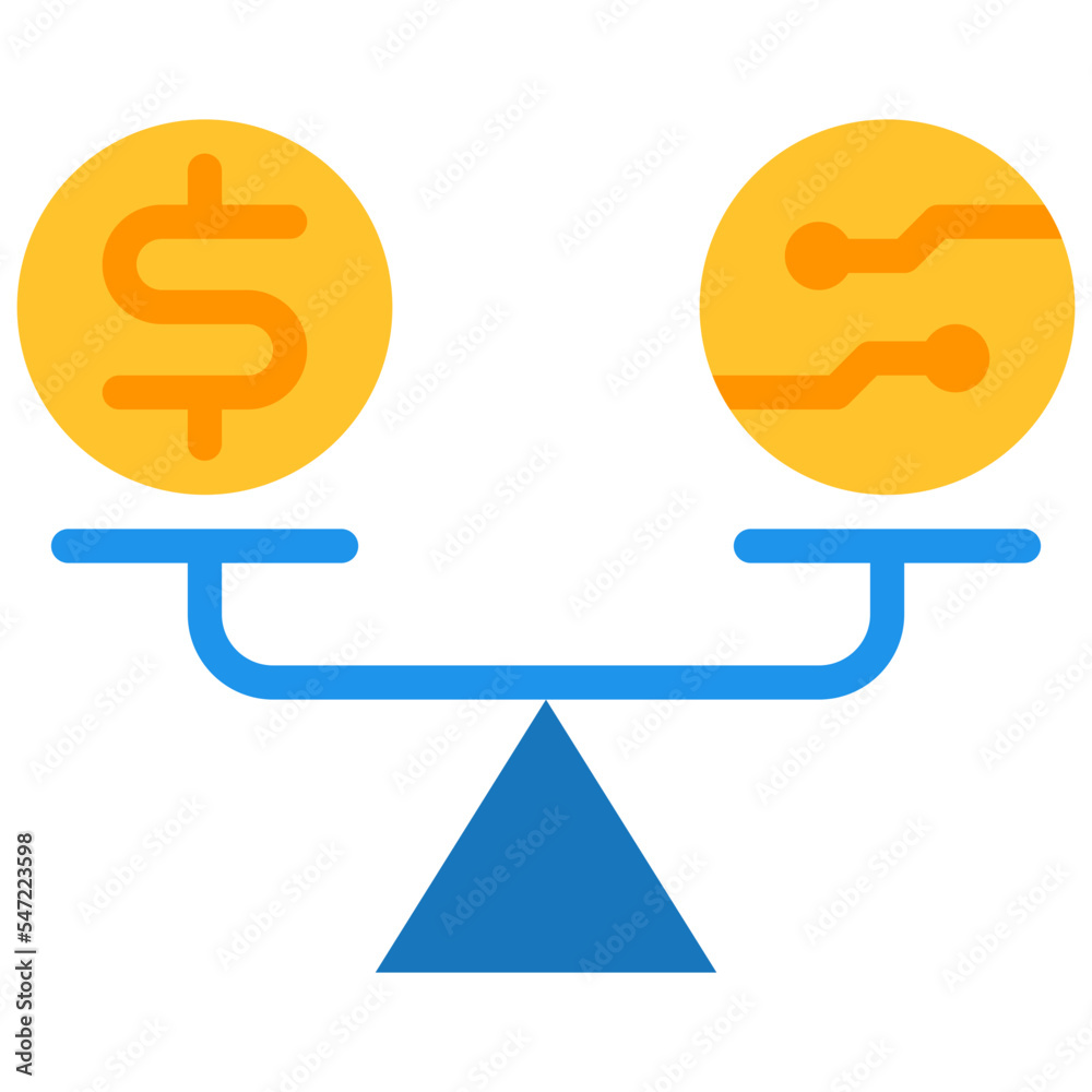 stablecoin flat icon