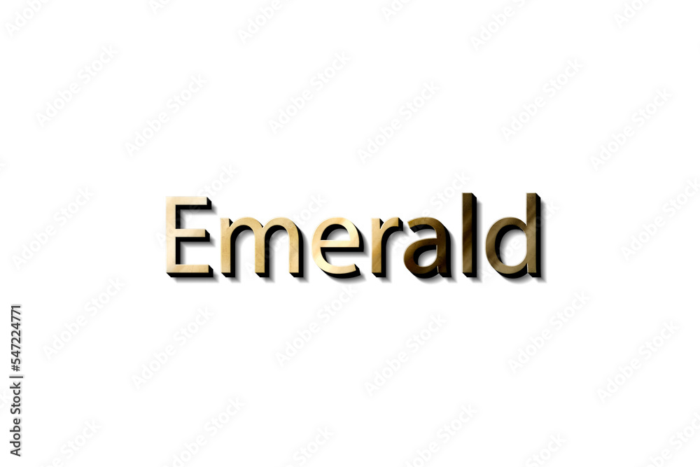 EMERALD 3D MOCKUP