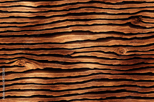 vertical shot of Sideway Wooden wall design seamless textile pattern 3d illustrated