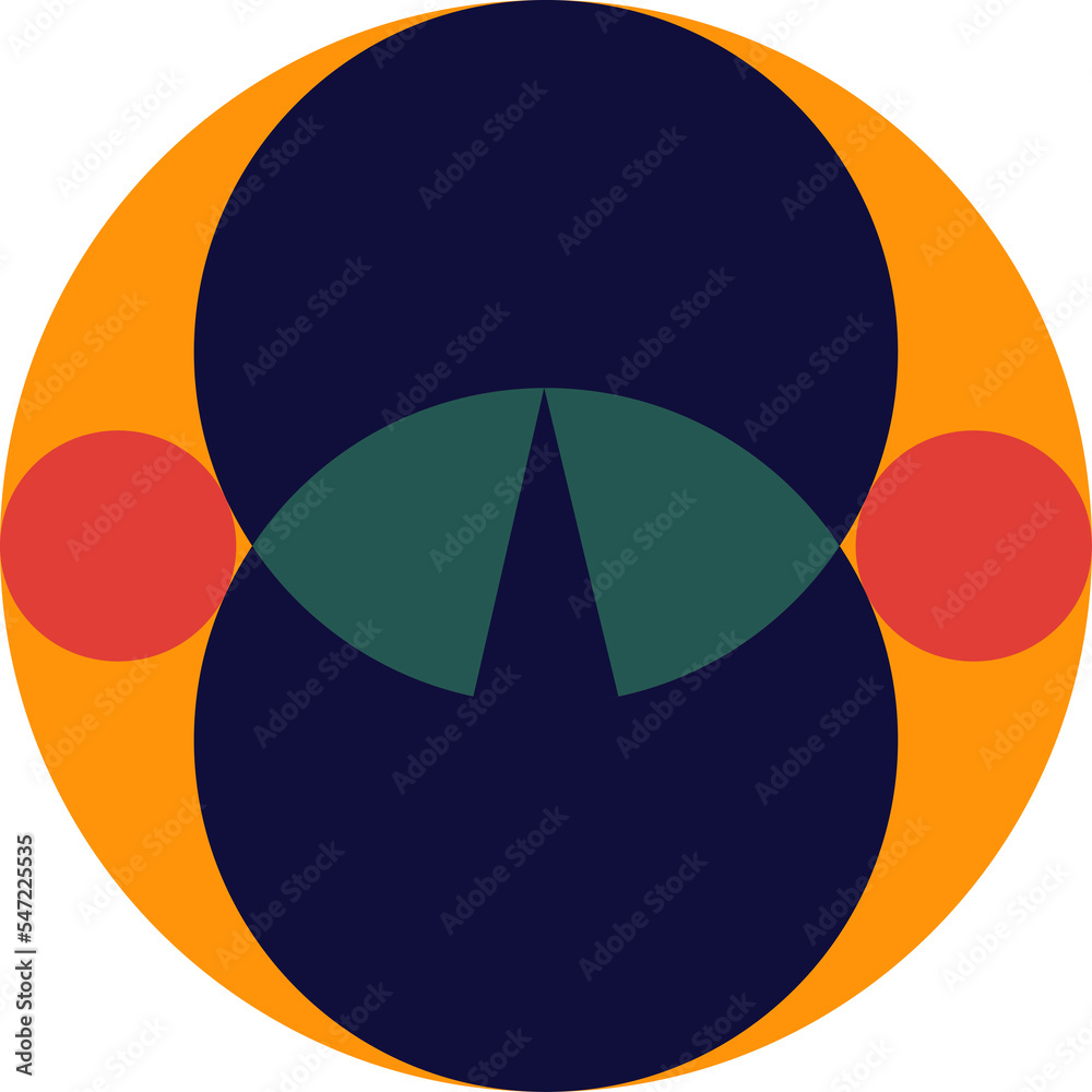 Bauhaus geometric abstract elements. Bauhaus geometric abstract elements.