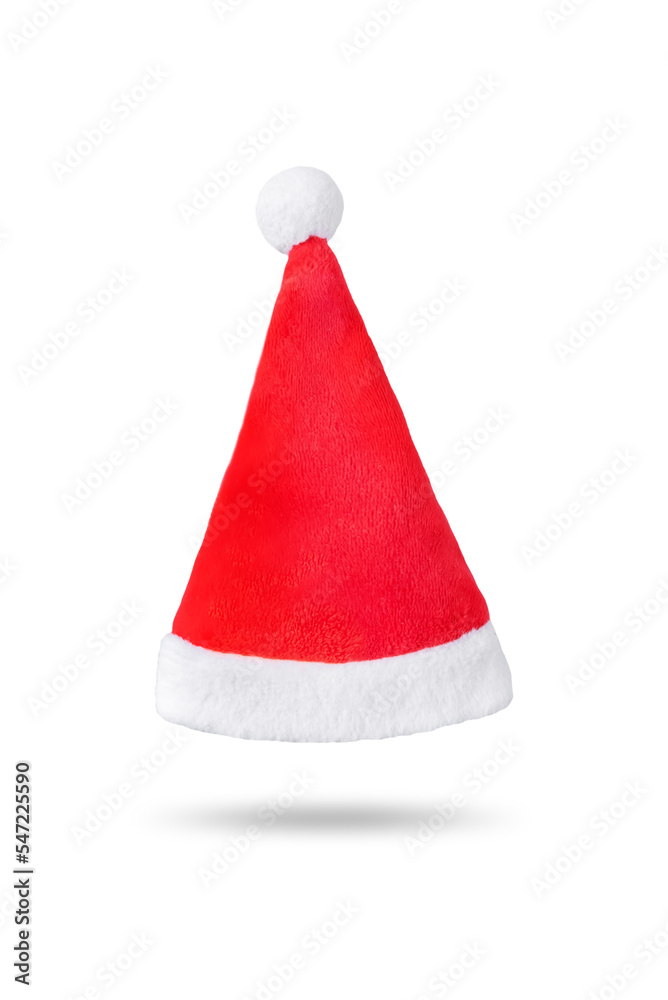 Santa Claus hat on a white isolated background Santa Claus hat on a white isolated background