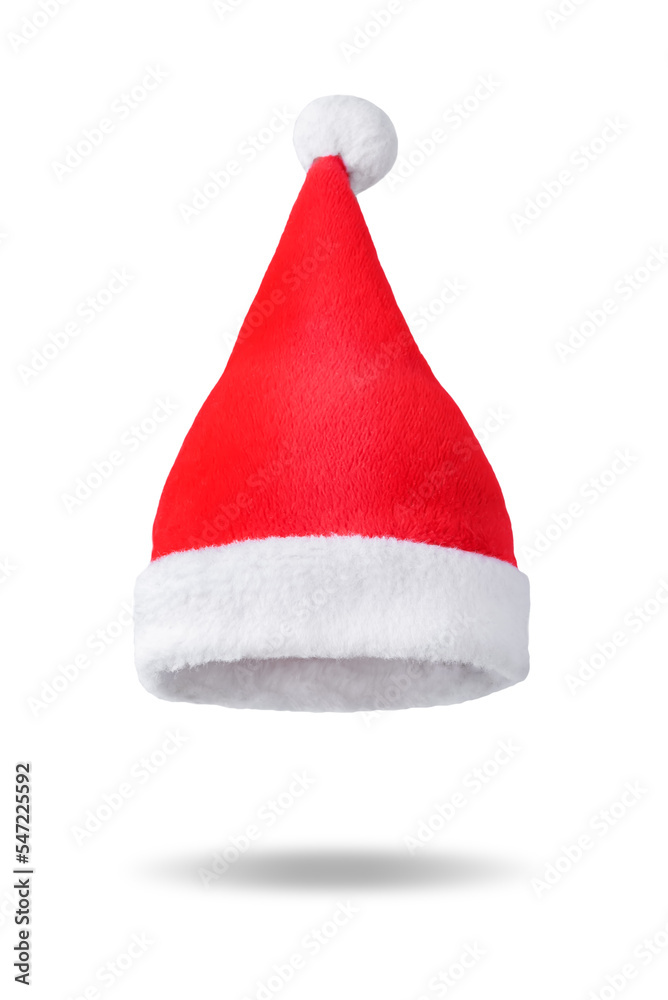 Santa Claus hat on a white isolated background Santa Claus hat on a white isolated background