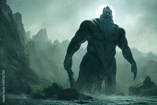 fantasy giant monster in concept Norse Mythology photo