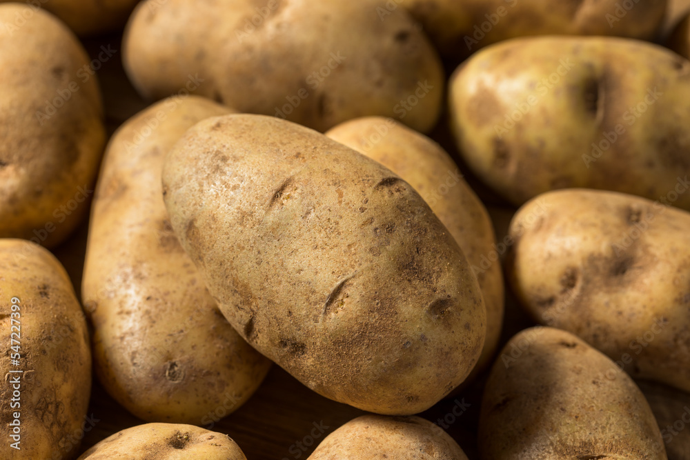 Homemade Organic Brown Russet Potatoes