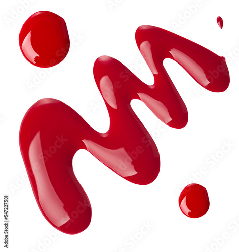 Φωτογραφία Red nail polish