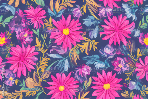 Floral Wallpaper  Seamless Pattern