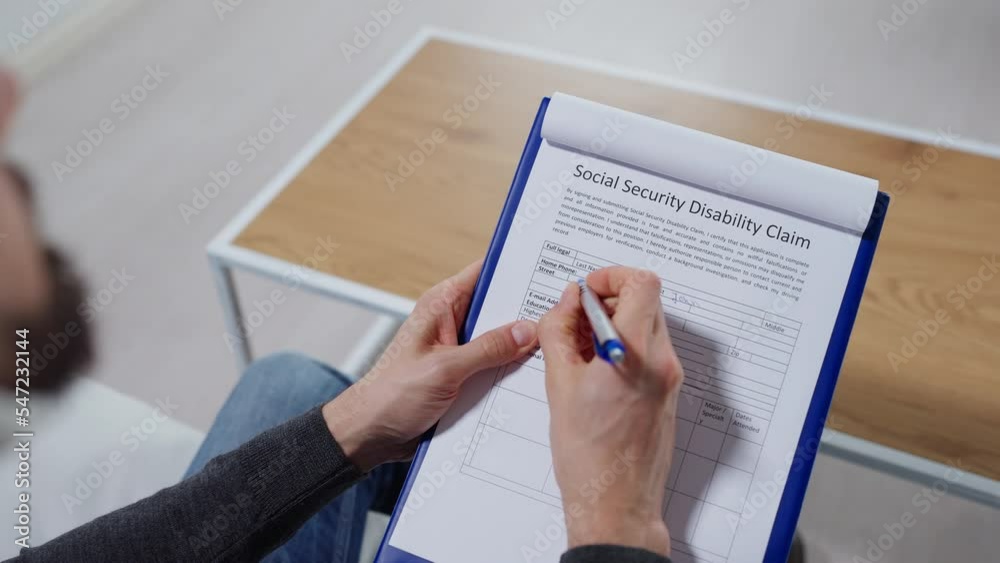 Slip And Fall Accident Disability Claim. Social Benefits