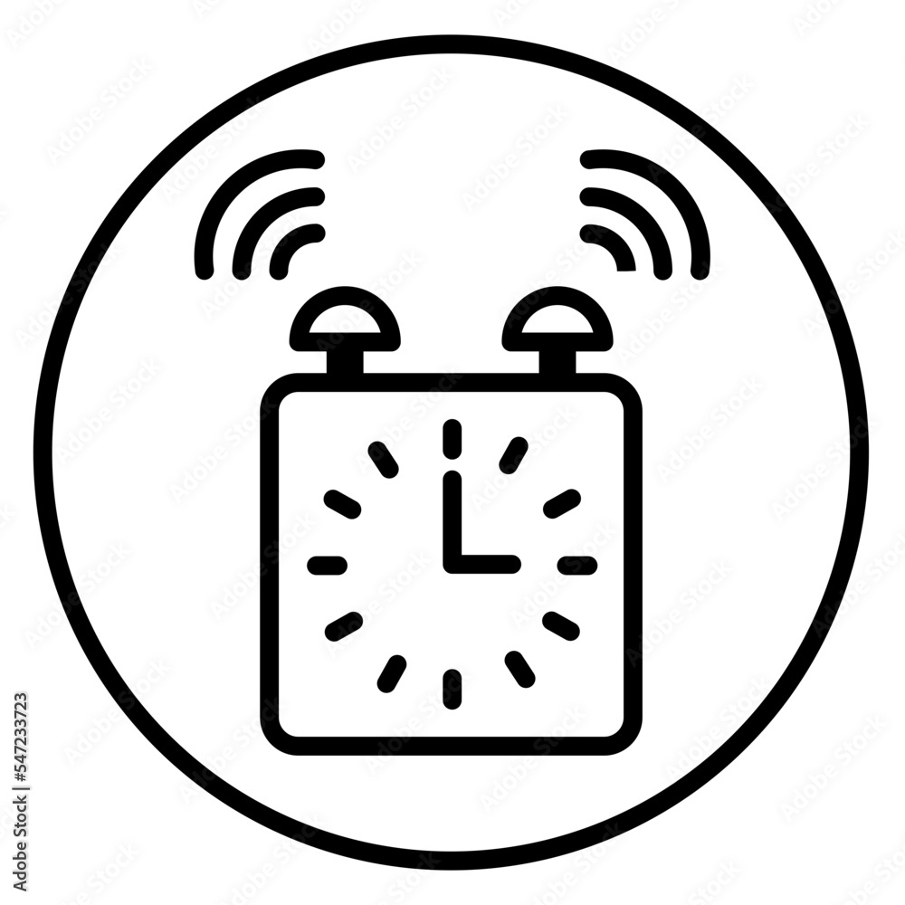 Obraz premium alarm icon