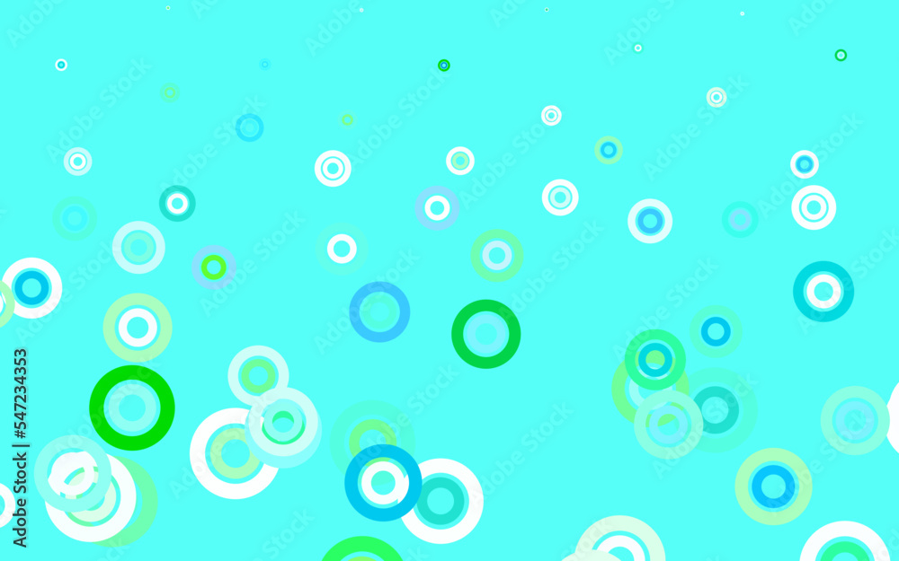 Light Blue, Green vector pattern with spheres. Light Blue, Green vector pattern with spheres.