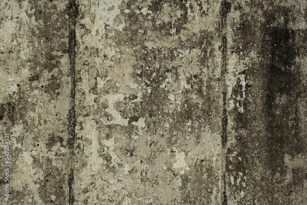 concrete wall with moss and dirt from the weather by the sea concrete wall with moss and dirt from the weather by the sea