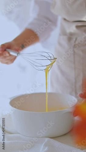mixing egg