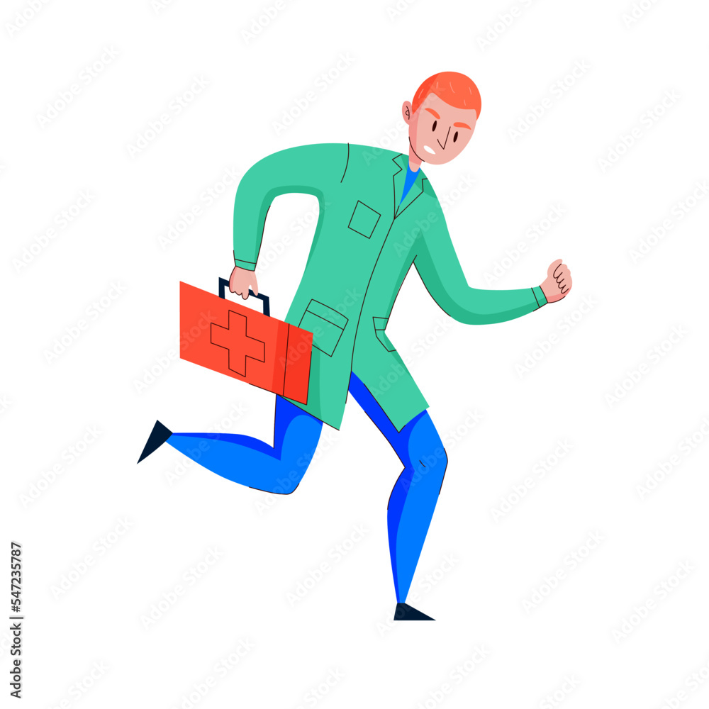 Doctor Flat Illustration Doctor Flat Illustration