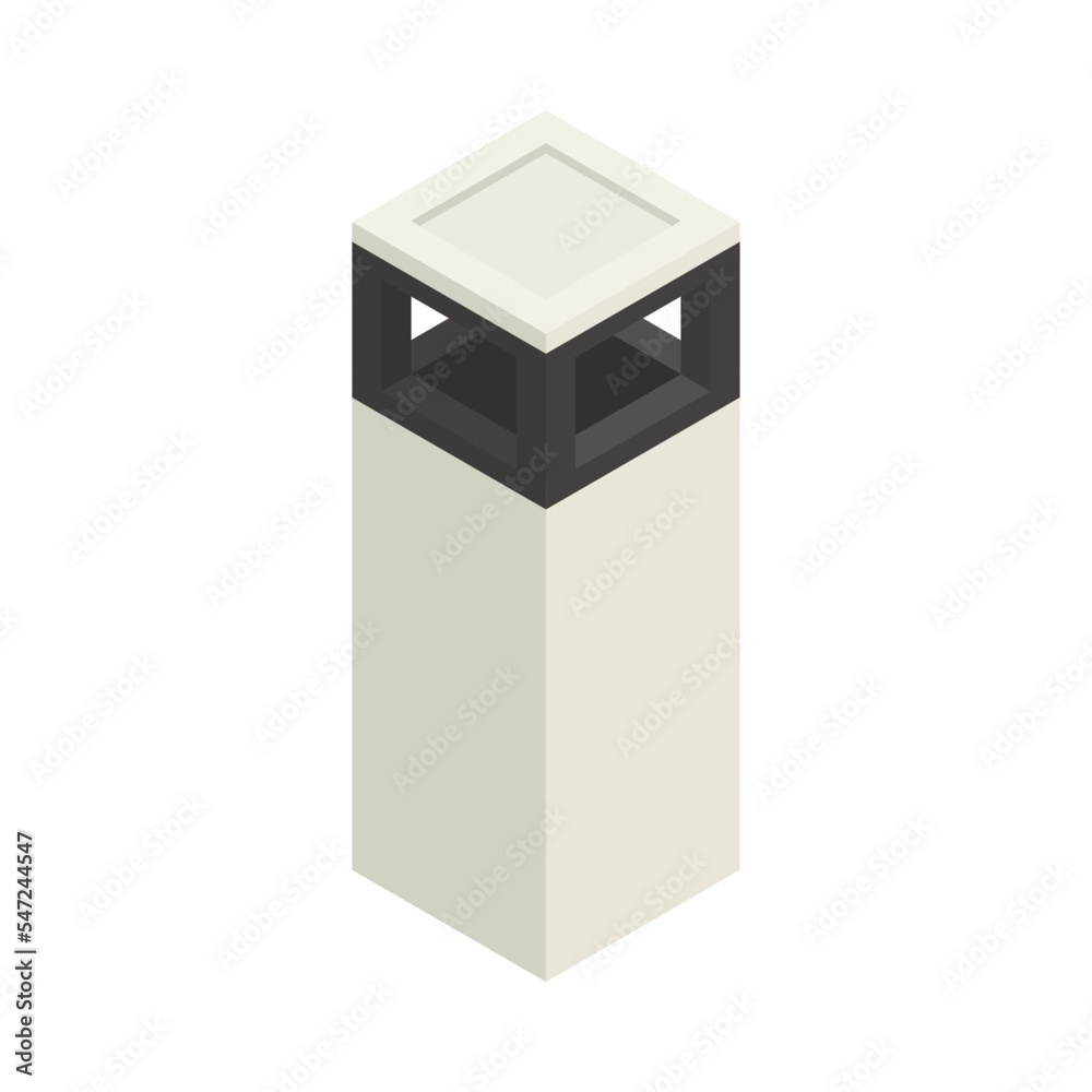 Isometric Rubbish Bin Isometric Rubbish Bin