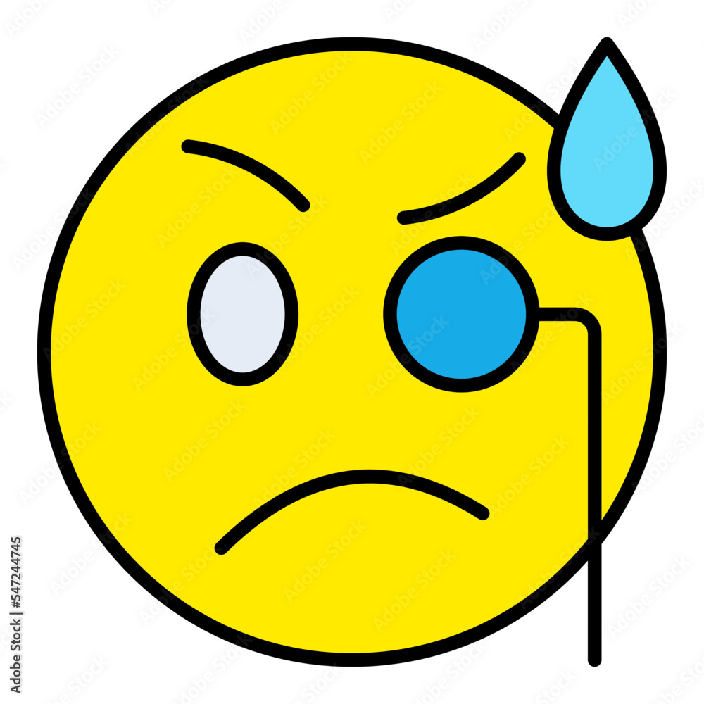 Monocle Filled Line Icon
