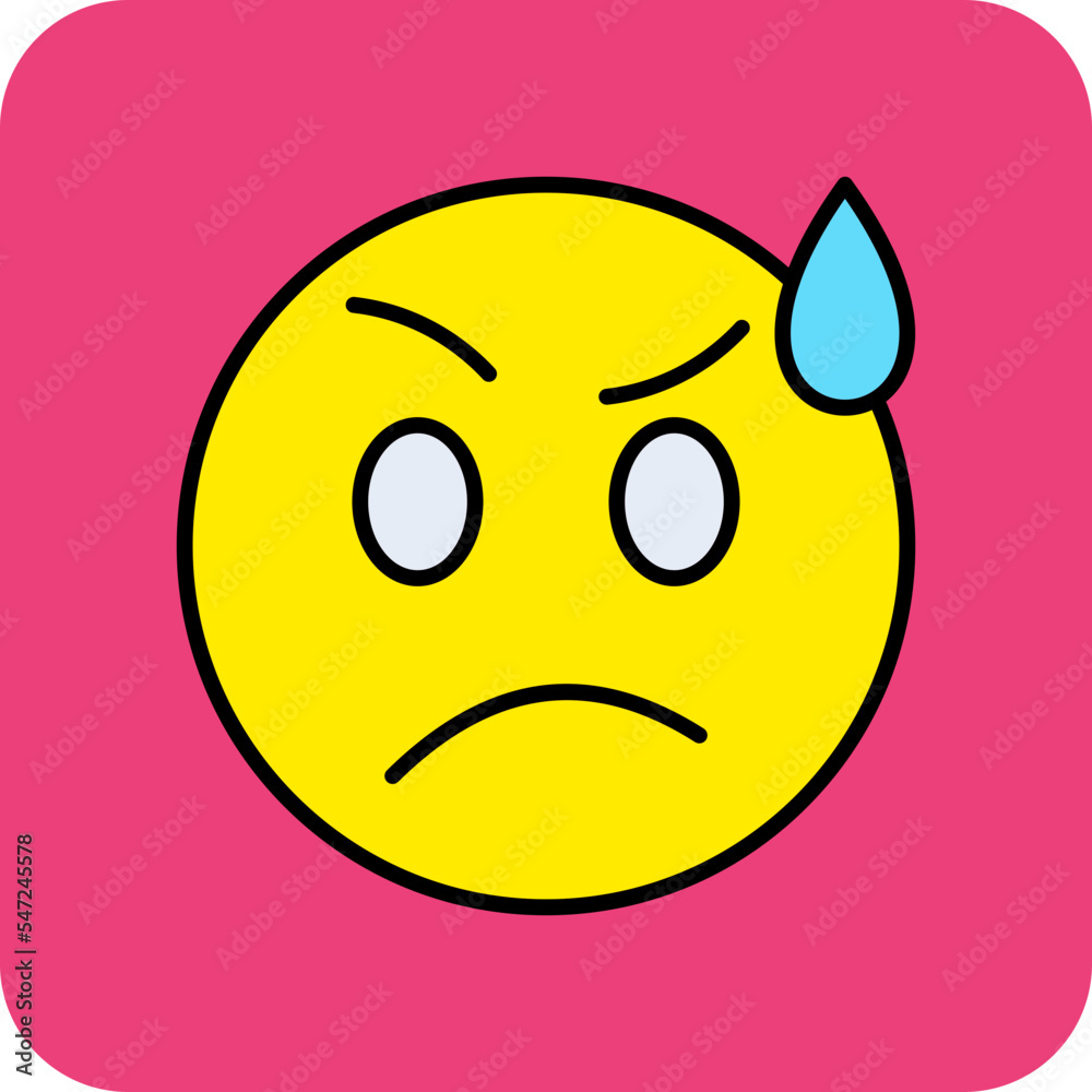 Fototapeta premium Confusing Multicolor Round Corner Filled Line Icon