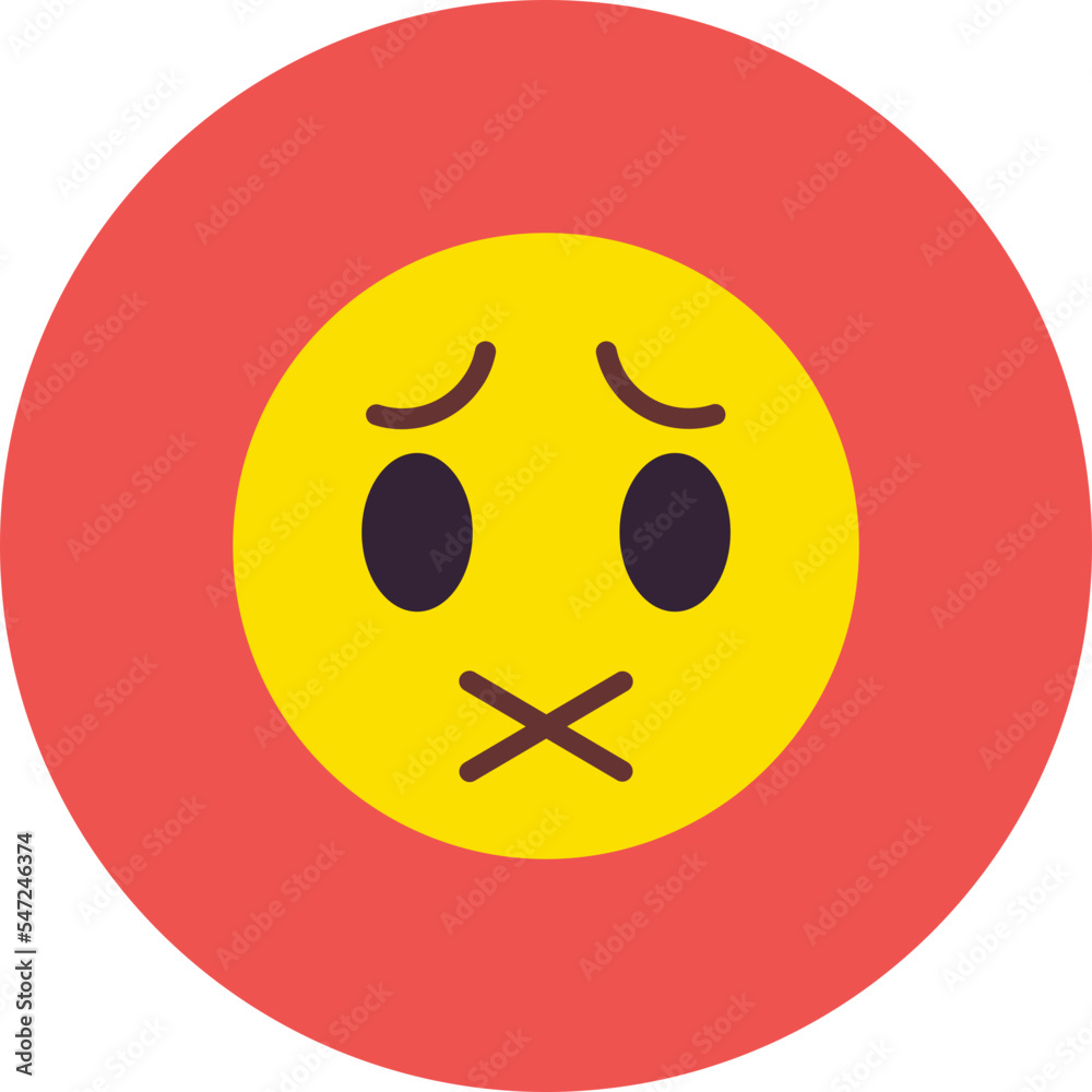 Fototapeta premium Muted Multicolor Circle Flat Icon